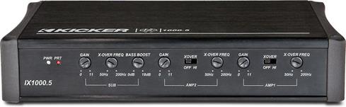 カーオーディオ kicker IX1000 Kicker IX1000.5 5-channel car amplifier — 65 watts RMS x 4