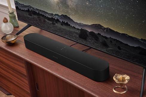 Sonos Beam (Gen 2) powered sound bar with Dolby Atmos and voice control