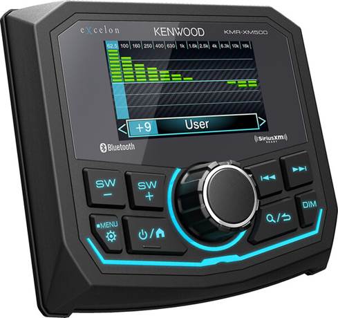 Kenwood Excelon KMR-XM500 Marine digital media receiver with built