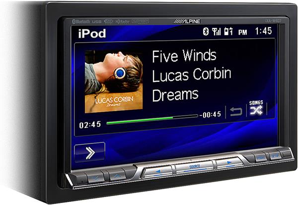 Alpine iXA-W407 Digital media receiver at Crutchfield Canada