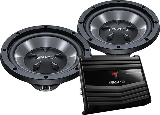 Subwoofers and an amplifier