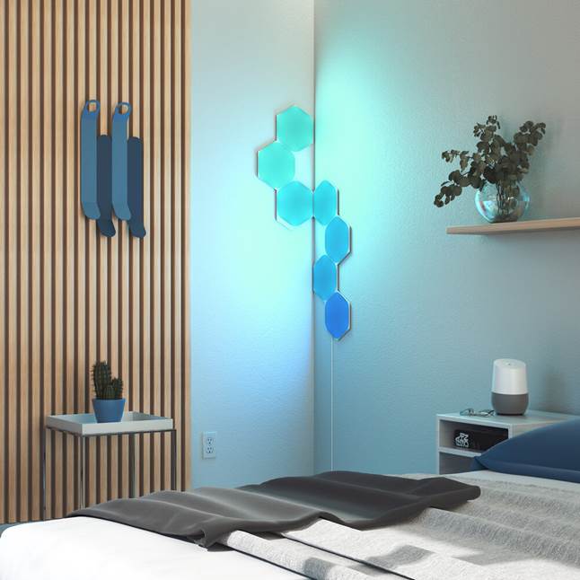 Nanoleaf Shapes - Hexagons Smarter Kit (7 Panels) : Amazon