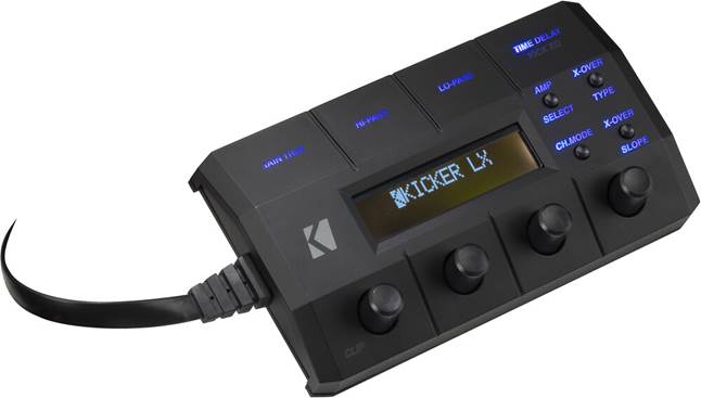 KICKER IQ500.4 アンプ　ノイズありジャンク品　キッカー Kicker 51LX500.4 LX-Series 4-channel amplifier with digital signal