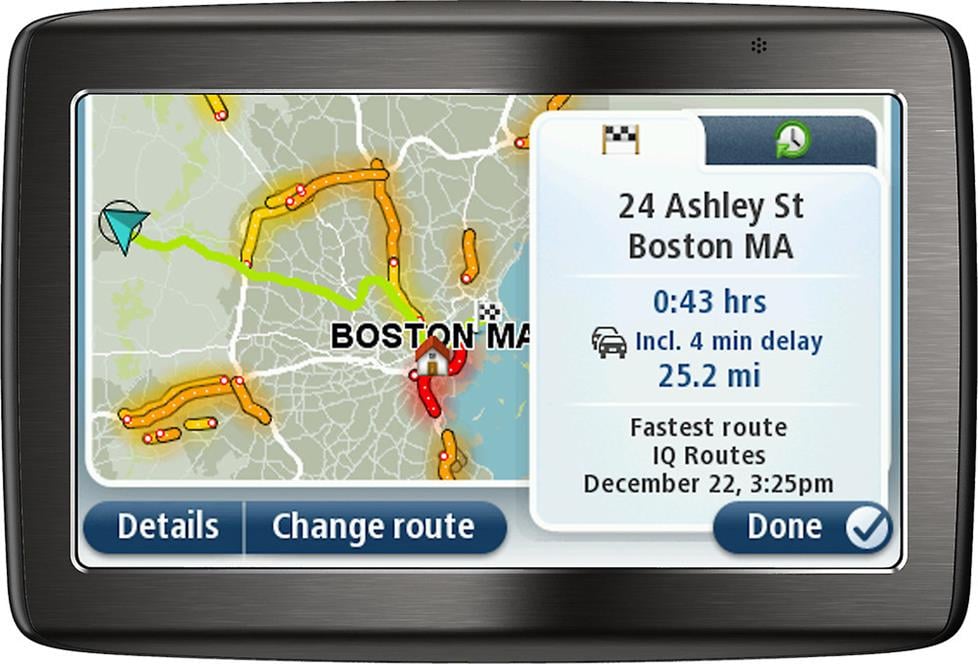 Live traffic data on your GPS unit
