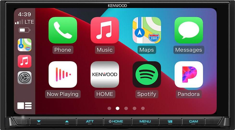 Kenwood DMX958XR digital multimedia receiver Apple CarPlay