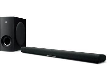 on a Yamaha SR-B40A sound bar/wireless subwoofer system
