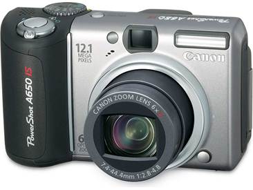 Customer Reviews: Canon PowerShot A650 IS 12.1-megapixel digital
