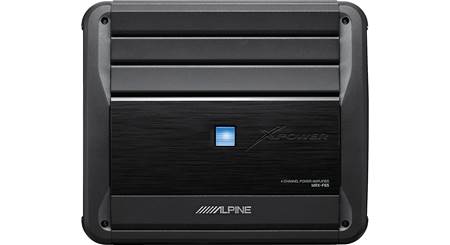 Alpine PDX-F4 4-channel car amplifier — 100 watts RMS x 4 at