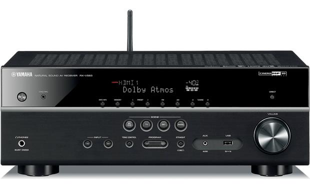 Yamaha RX-V583 7.2-channel home theatre receiver with Wi-Fi