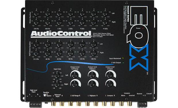 サイズ変更オプション audiocontrol concert グラフィックイコライザー