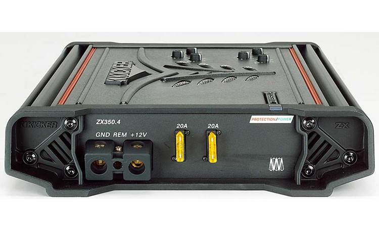 Kicker ZX350.4 4-channel car amplifier 60 watts RMS x 4 at