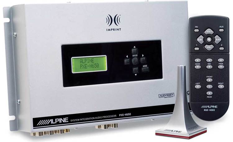 Alpine PXE-H650 IMPRINT™ sound processor Get top performance from a