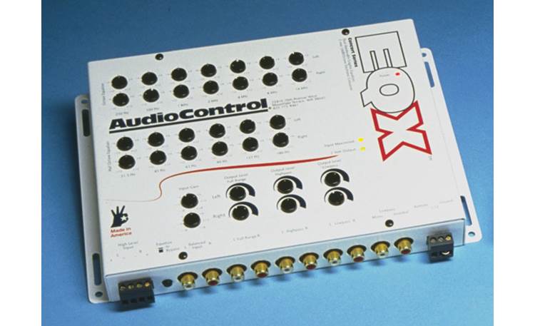 AudioControl EQX (Gray) Stereo 13-band Graphic Equalizer With 2-way ...