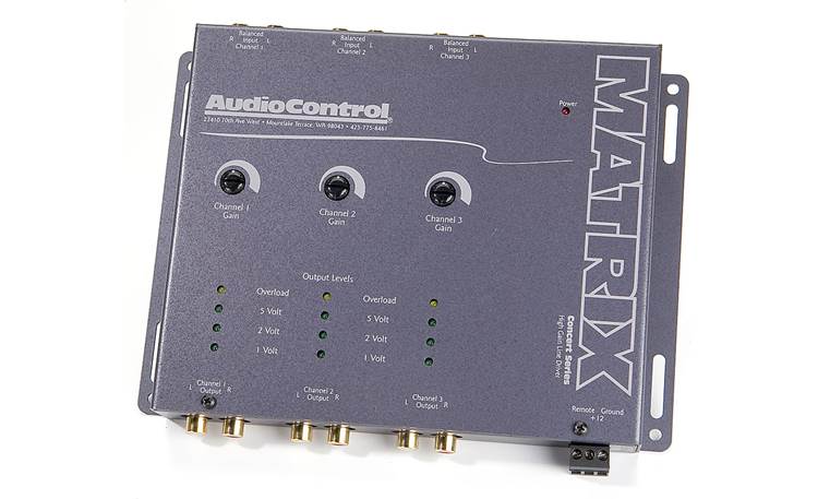 AudioControl Matrix (Gray) 6-channel line driver at Crutchfield Canada