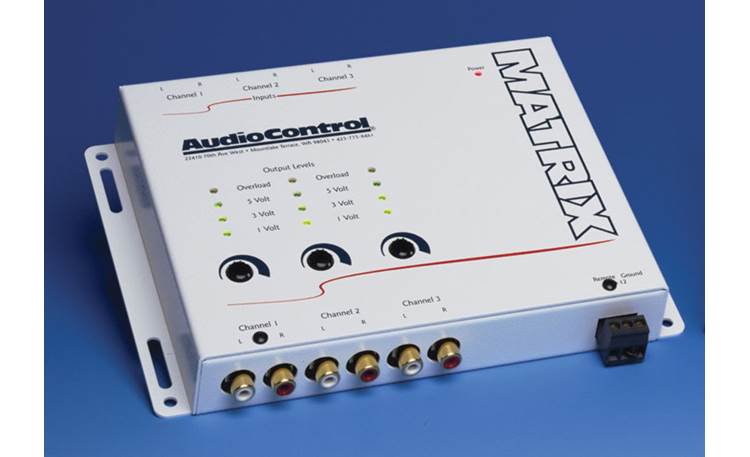 オーディオコントロール 6chラインドライバー MATRIX Amazon.com: AudioControl Matrix Plus Black Six Channel Line