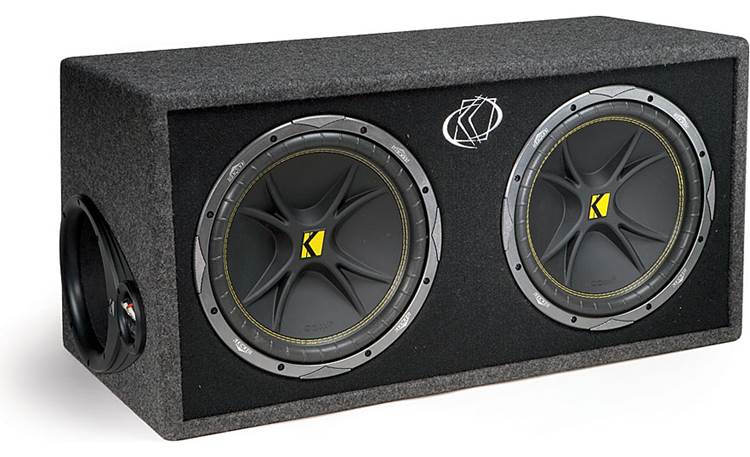 Kicker 07DC122 Ported enclosure with dual 12