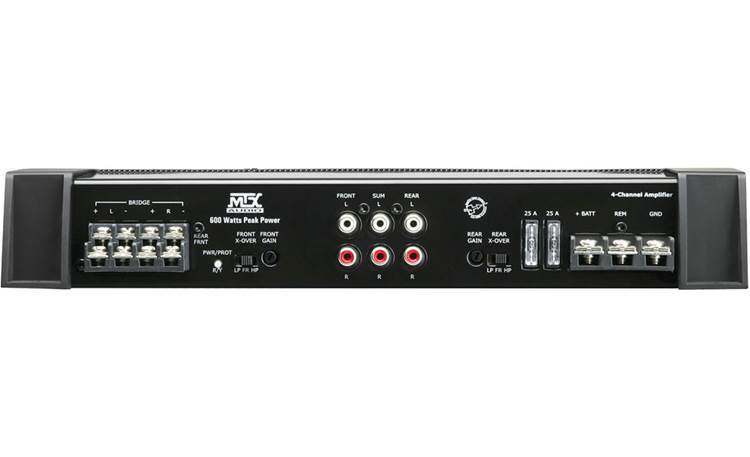 MTX Terminator TN400/4 4-channel car amplifier — 45 watts RMS x 4
