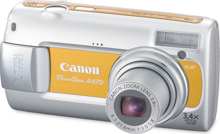 Canon PowerShot A470 Orange