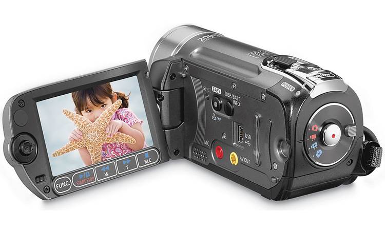 Canon FS11 16GB flash memory camcorder at Crutchfield Canada