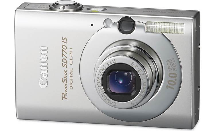 Canon PowerShot SD770 IS (Silver) 10-megapixel digital camera with