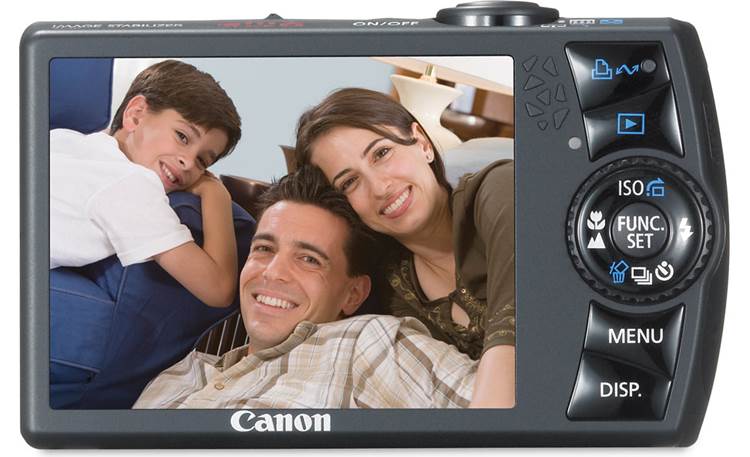 Canon PowerShot SD880 IS (Silver) 10-megapixel digital camera with 