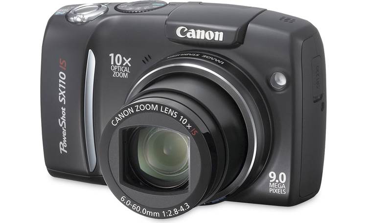 Canon PowerShot SX110 IS (Black) 9-megapixel digital camera with