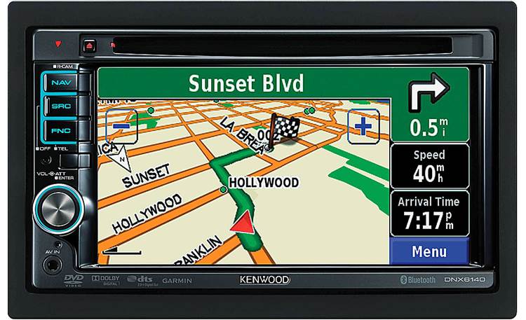 Kenwood DNX6140 Navigation receiver at Crutchfield Canada