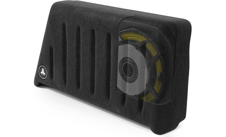 JL Audio Stealthbox® Stealthbox with cutaway view of subwoofer
