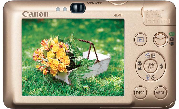 Canon PowerShot SD780 IS (Gold) 12-megapixel digital camera with 