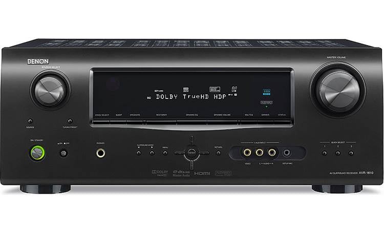 Denon AVR-1610 Home theatre receiver with HDMI switching at