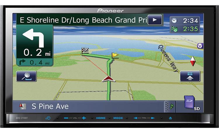 Pioneer AVIC-Z110BT Navigation receiver at Crutchfield Canada