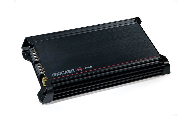 Kicker 08DX3002 2-channel car amplifier — 75 watts RMS x 2