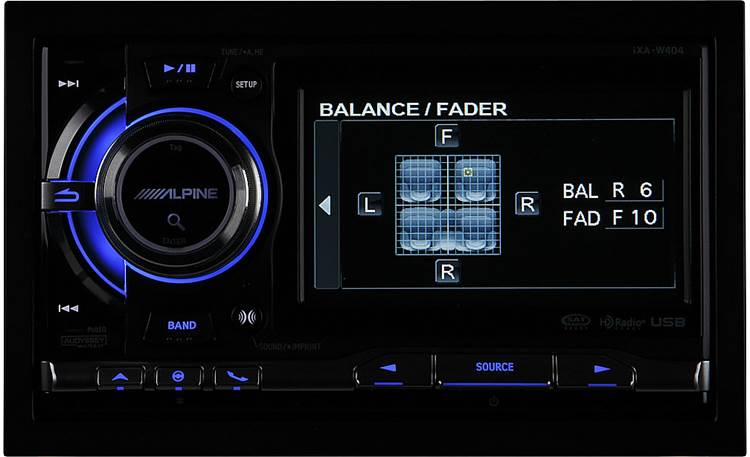 Alpine iXA-W404 Digital media receiver at Crutchfield Canada