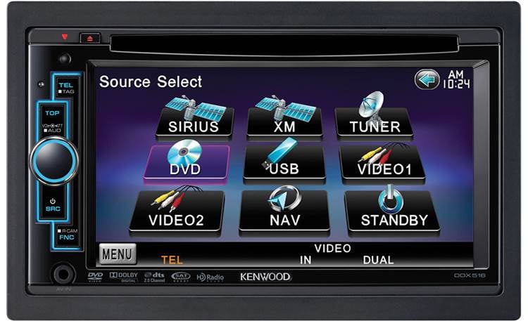 Kenwood DDX516 DVD receiver at Crutchfield Canada