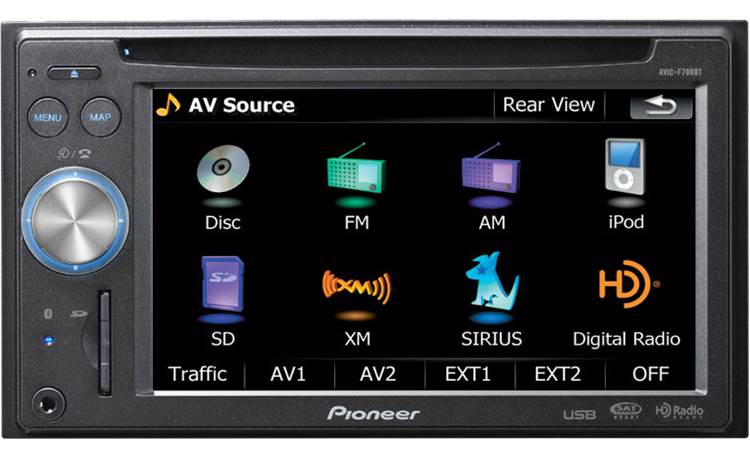 Pioneer AVIC-F700BT Navigation receiver at Crutchfield Canada Pioneer AVIC-F700BT Navigation receiver at Crutchfield Canada