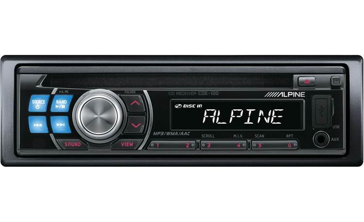 Alpine CDE-100 Front