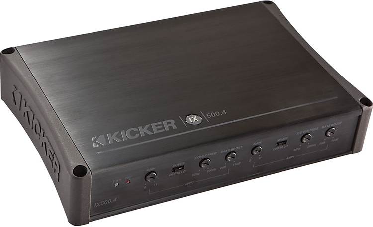 KICKER IX500.4 パワーアンプ Kicker IX500.4 4-channel car amplifier — 75 watts RMS x 4 at