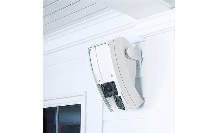 Bose® 251® environmental speakers White, installed under eaves