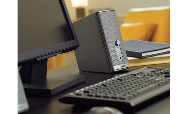 Bose® Companion® 2 Series II multimedia speaker system Desktop placement (close-up)