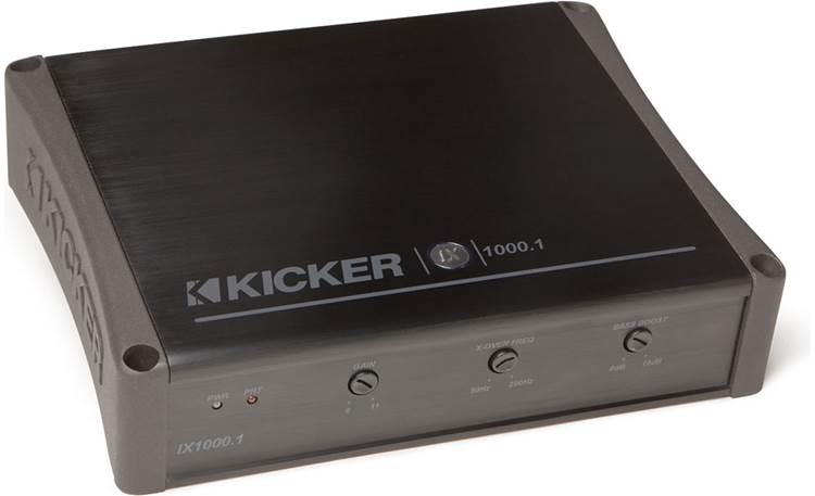 Kicker IX1000.1 Mono subwoofer amplifier — 1,000 watts RMS x 1 at