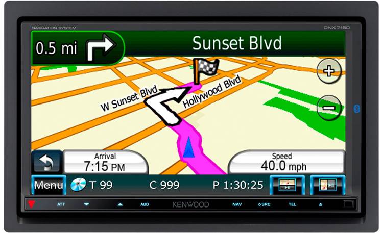 Kenwood DNX7160 Navigation receiver at Crutchfield Canada