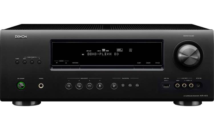 Ｔ２　DENON  AVR-1612-K[ブラック] Denon AVR-1612 Home theatre receiver with 3D-ready HDMI