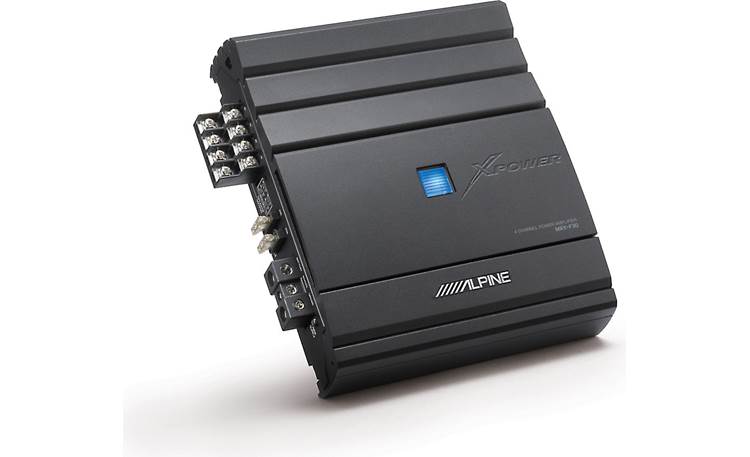 アルパイン MRX-F30 MAX650w 4チャンネル デジタル パワーアンプ Alpine MRX-F30 4-channel car amplifier — 50 watts RMS x 4 at