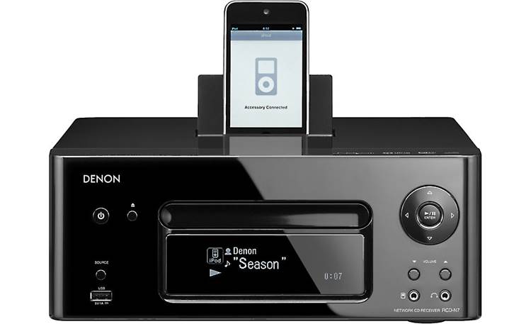 Denon RCD-N7 (Black) AM/FM/CD/Internet radio receiver with built