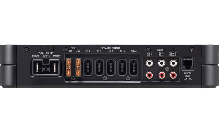 Alpine PDX-V9 5-channel car amplifier — 100 watts RMS x 4 + 500