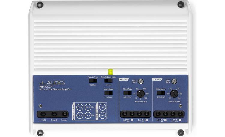 JL Audio M400/4 PLenty of inputs, plenty of controls
