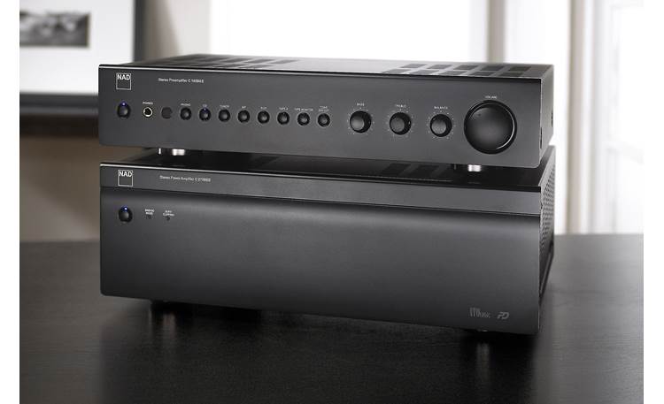 NAD C 165BEE Shown with NAD's optional C275BEE stereo power amplifier
