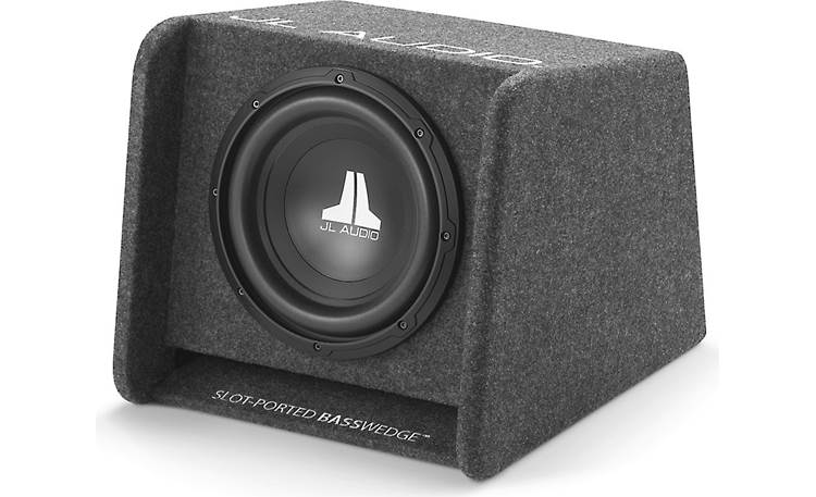 JL Audio CP110-W0v3 BassWedge™ slot-ported enclosure with one 10 W0v3  subwoofer at Crutchfield Canada