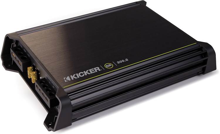 Kicker 11DX300.2 2-channel car amplifier — 75 watts RMS x 2 at