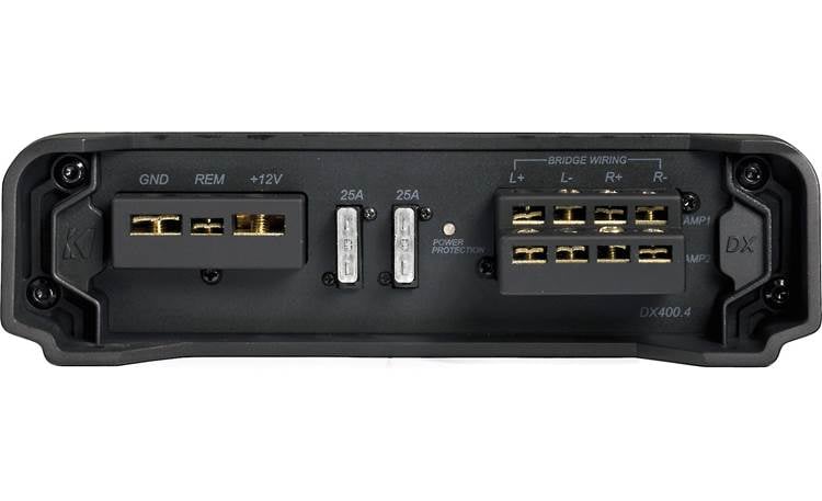 Kicker 11DX400.4 4-channel car amplifier — 50 watts RMS x 4 at